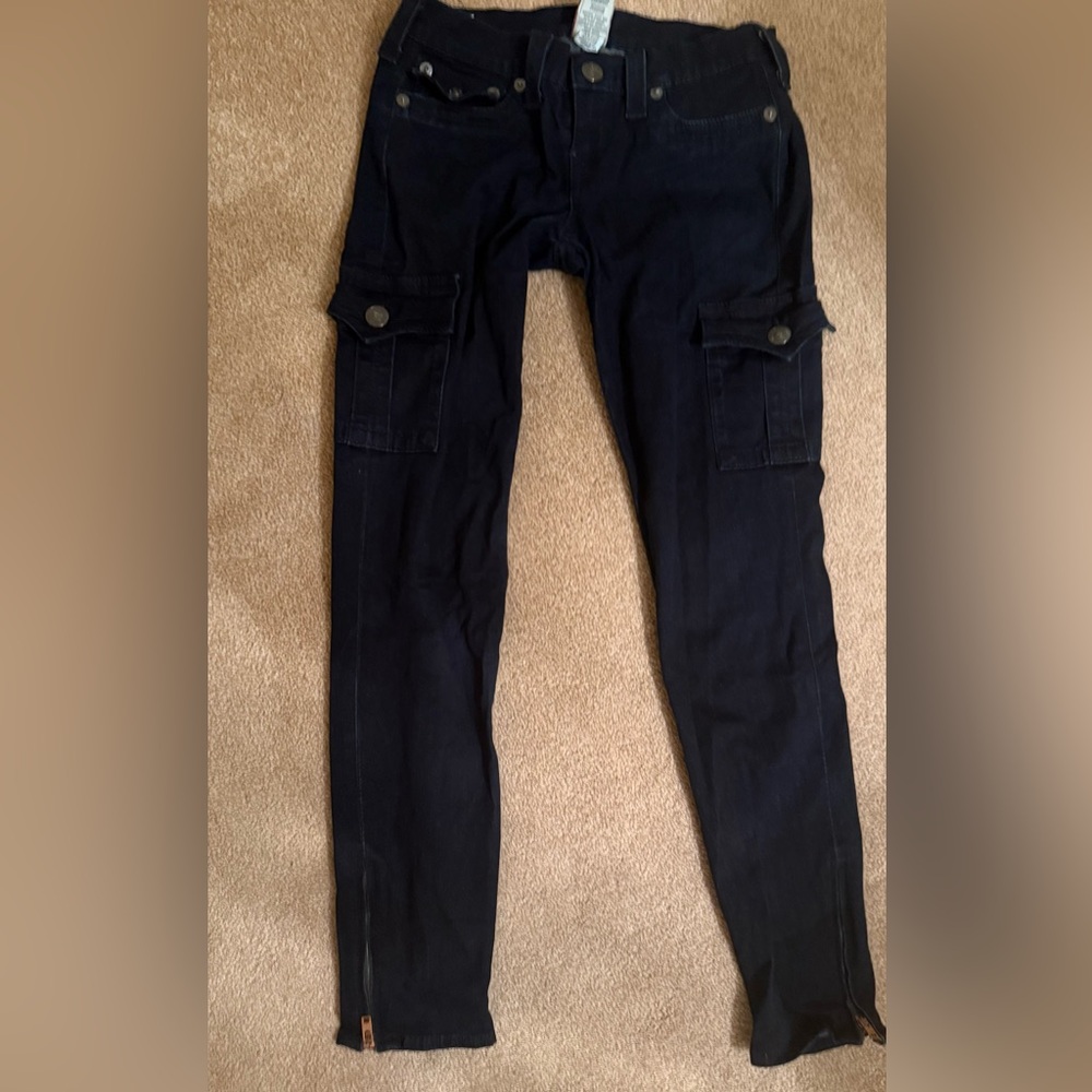 True Religion Krista Dark Blue Jeans Sz 28